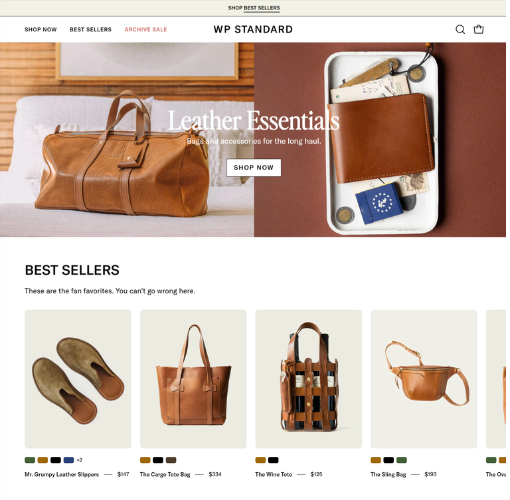 wpstandard shopify website by akib hossain